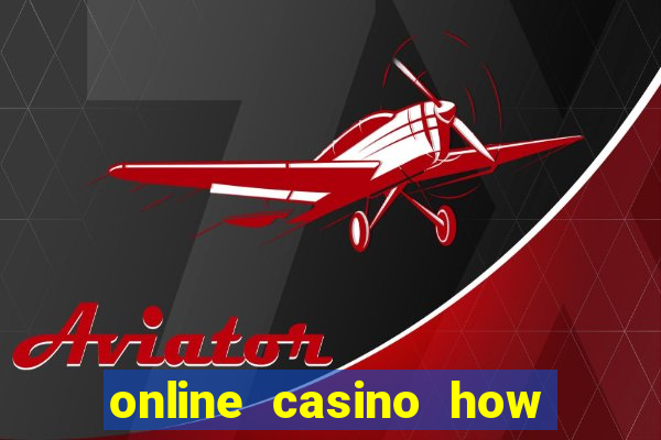 online casino how to win