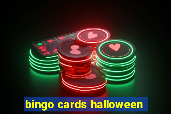 bingo cards halloween