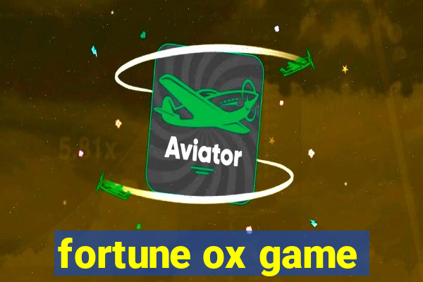 fortune ox game