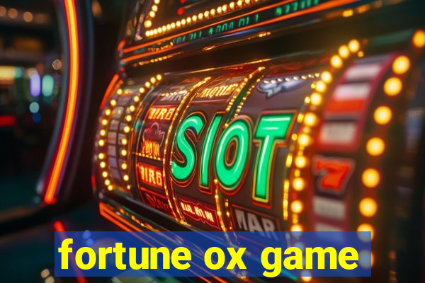 fortune ox game