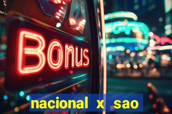 nacional x sao paulo palpites