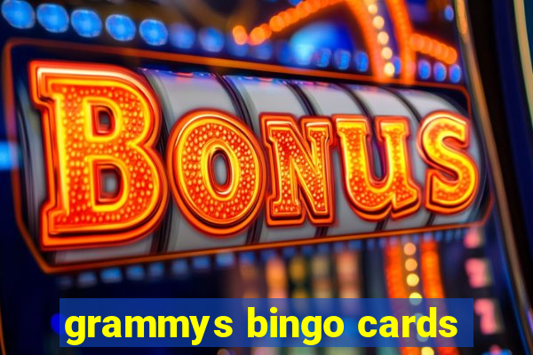 grammys bingo cards