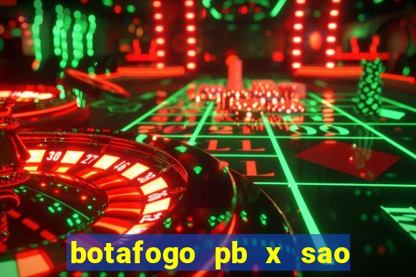 botafogo pb x sao jose palpite