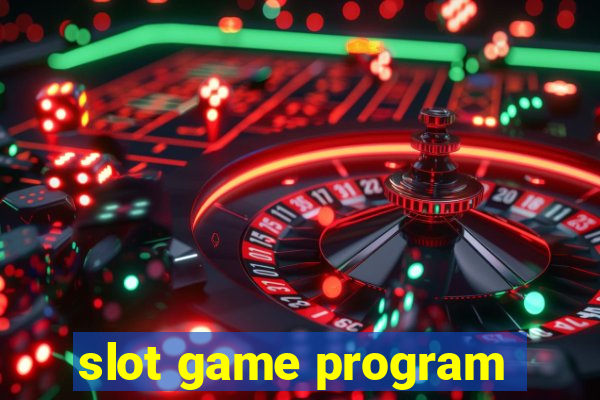 slot game program