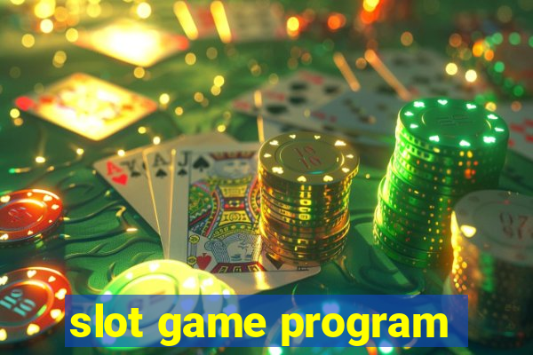 slot game program