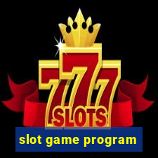 slot game program