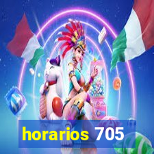 horarios 705