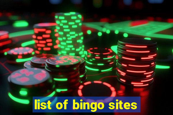 list of bingo sites