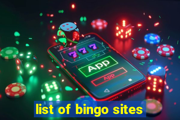 list of bingo sites