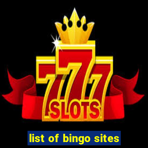 list of bingo sites