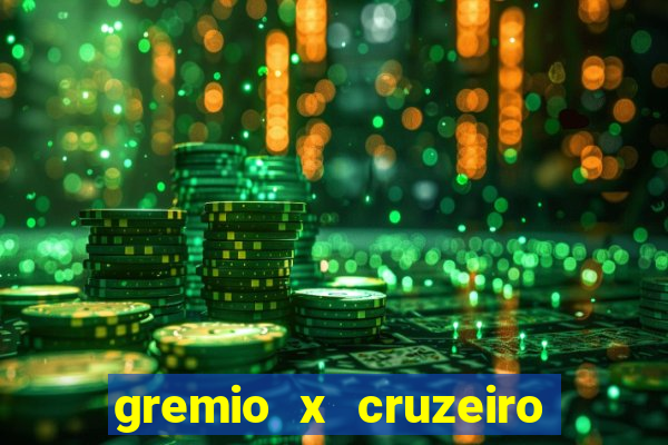 gremio x cruzeiro ao vivo hd