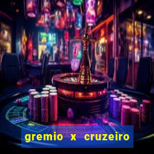 gremio x cruzeiro ao vivo hd