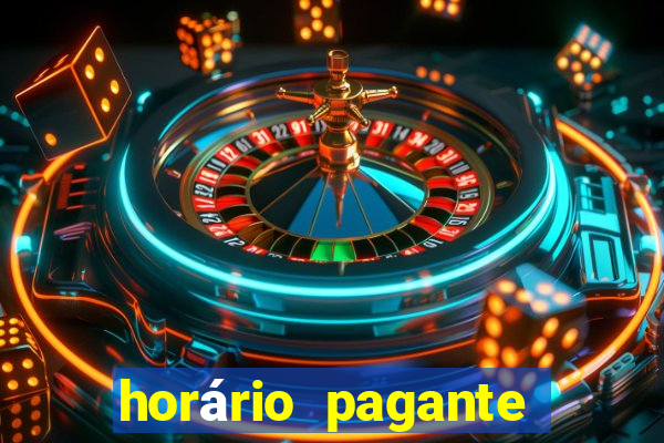 horário pagante fortune mouse