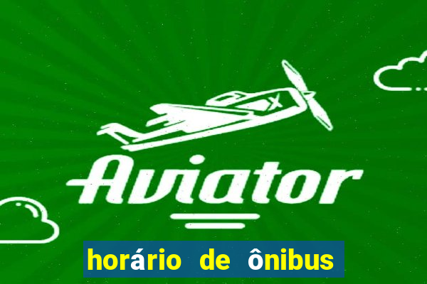 horário de ônibus junção cassino