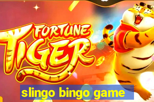 slingo bingo game