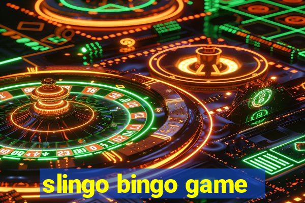 slingo bingo game