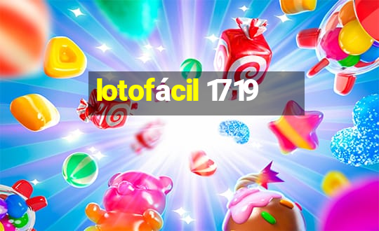 lotofácil 1719