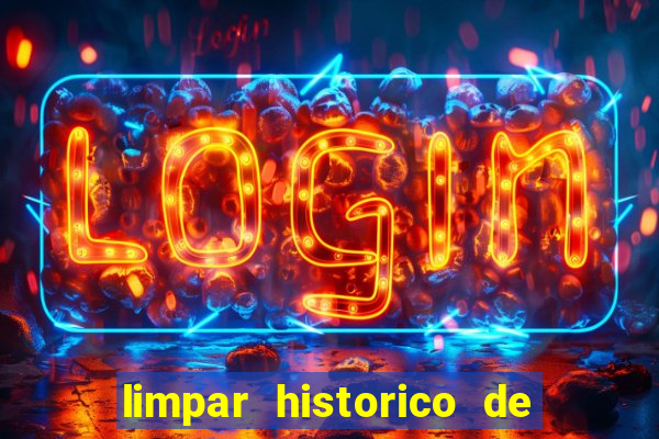 limpar historico de apostas bet365