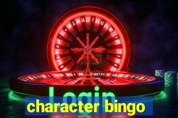 character bingo