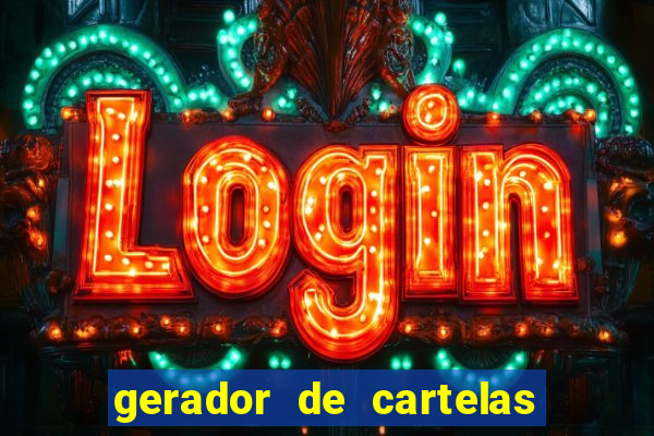 gerador de cartelas de bingo 1 a 99