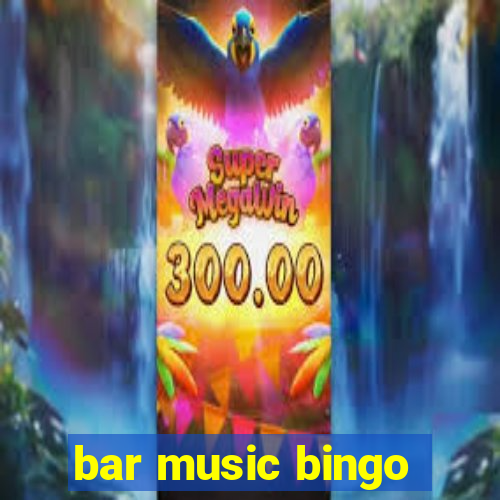 bar music bingo