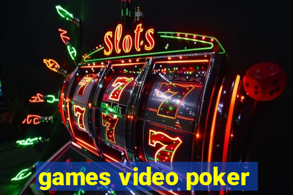 games video poker