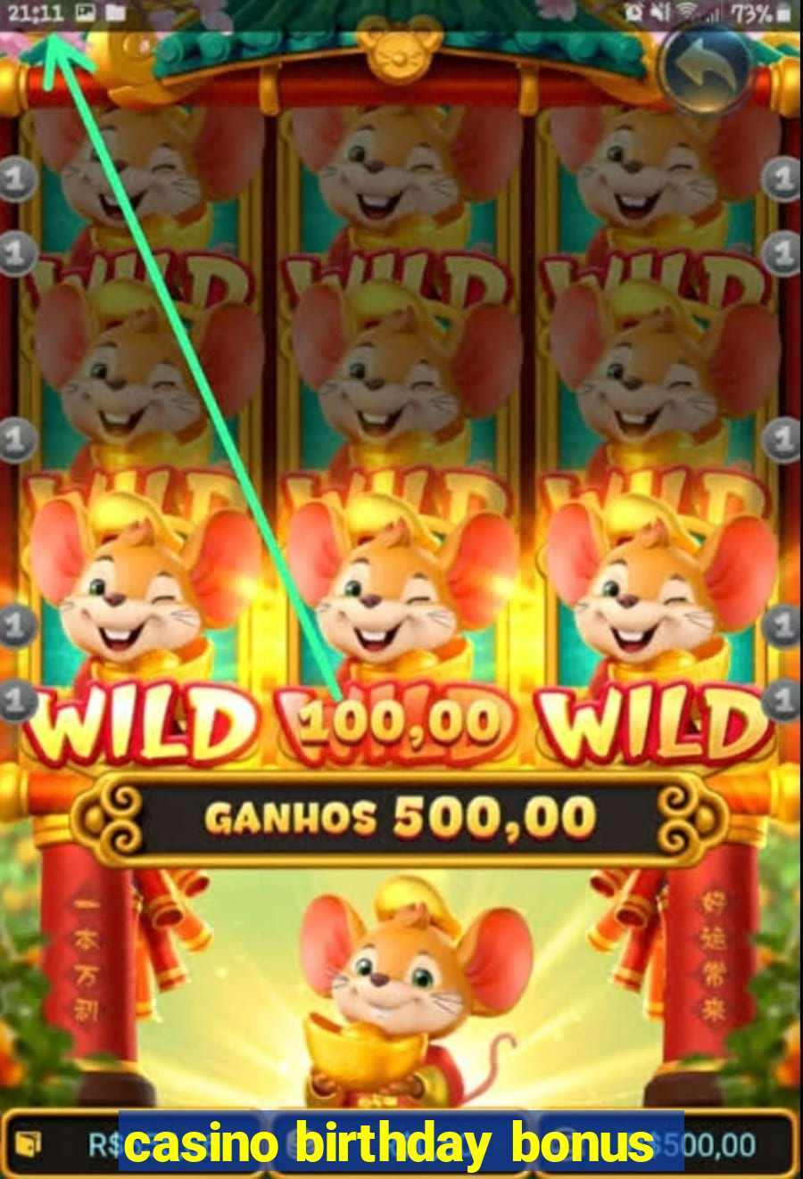 casino birthday bonus