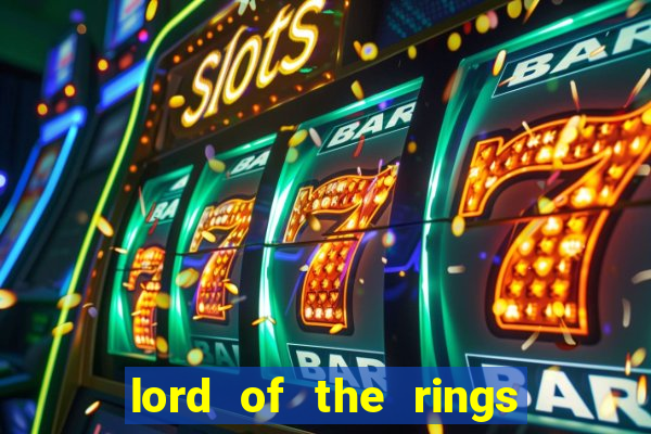 lord of the rings slot machine