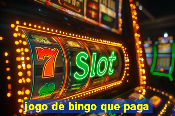 jogo de bingo que paga