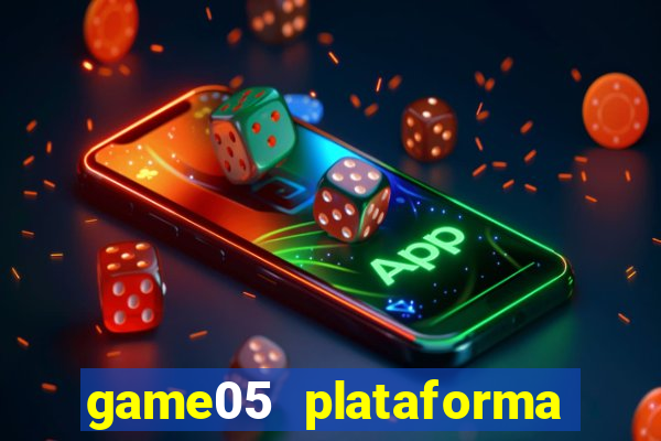 game05 plataforma de jogos