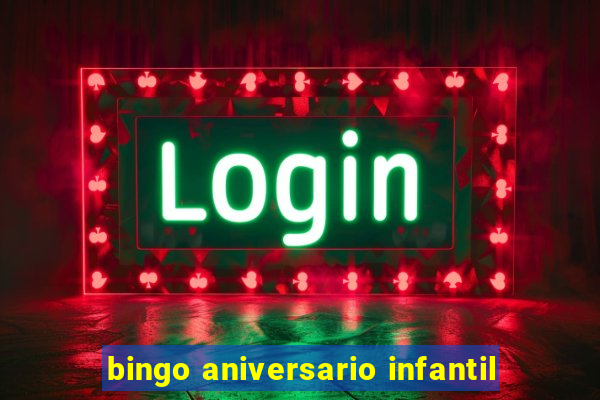 bingo aniversario infantil