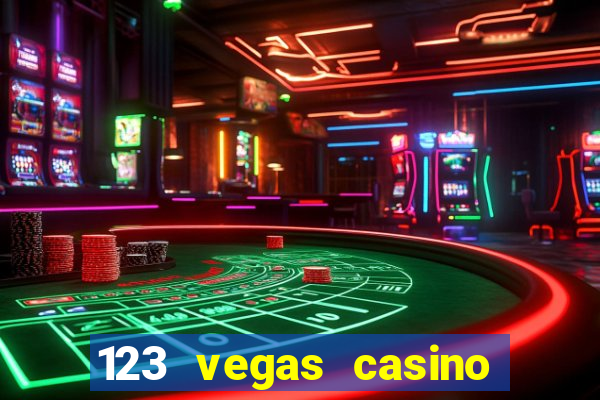 123 vegas casino login page