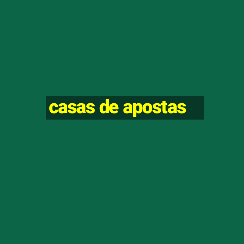 casas de apostas