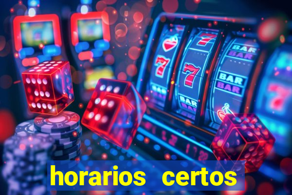 horarios certos para jogar fortune tiger