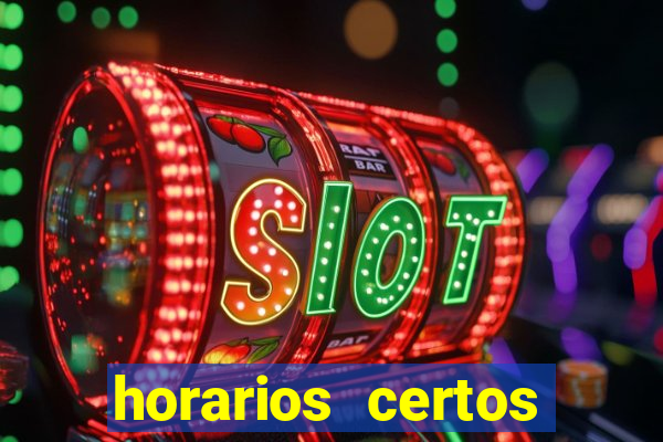 horarios certos para jogar fortune tiger