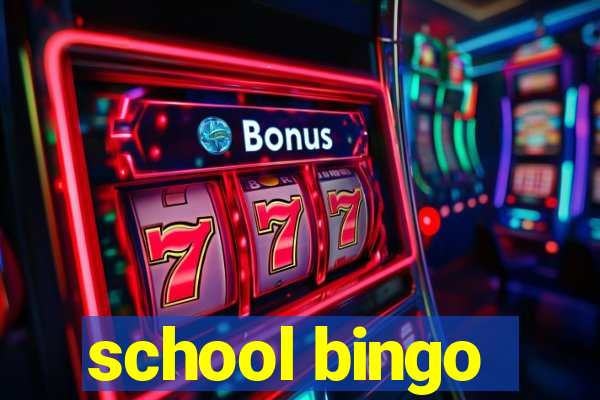 school bingo