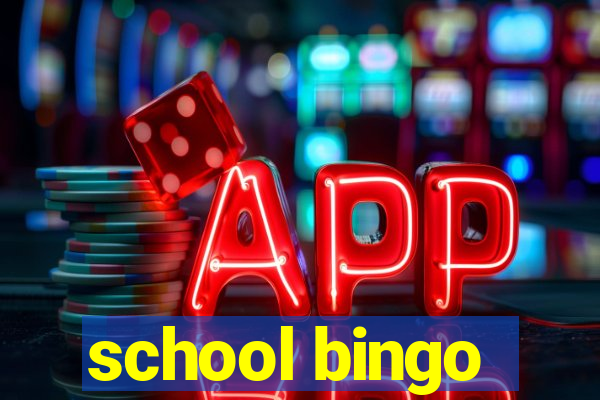 school bingo