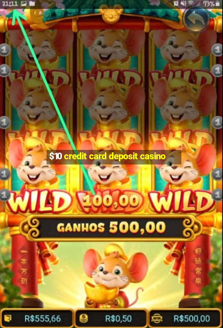 $10 credit card deposit casino