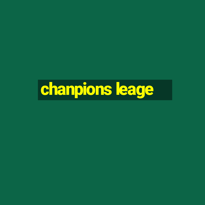 chanpions leage