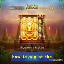 how to win at the casino slot machines