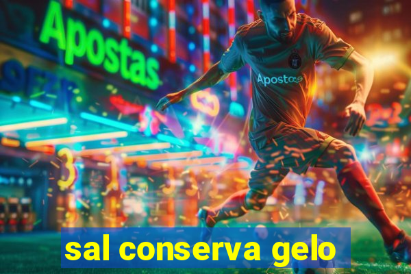 sal conserva gelo