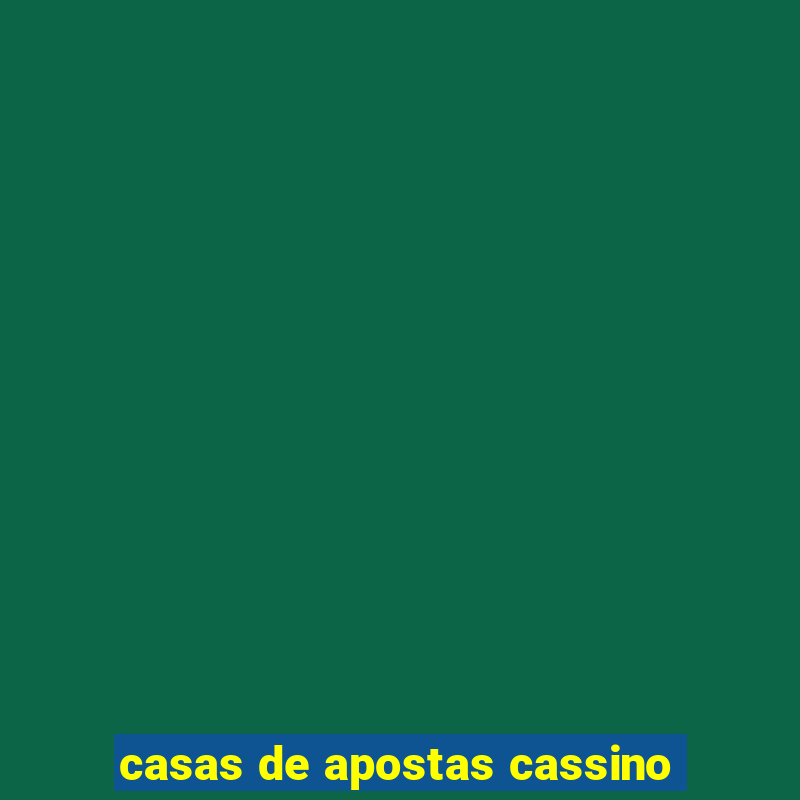 casas de apostas cassino