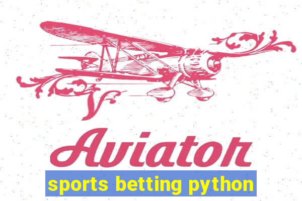 sports betting python