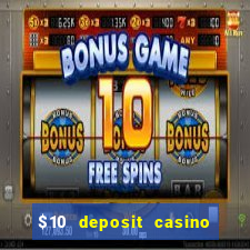 $10 deposit casino nz 2022