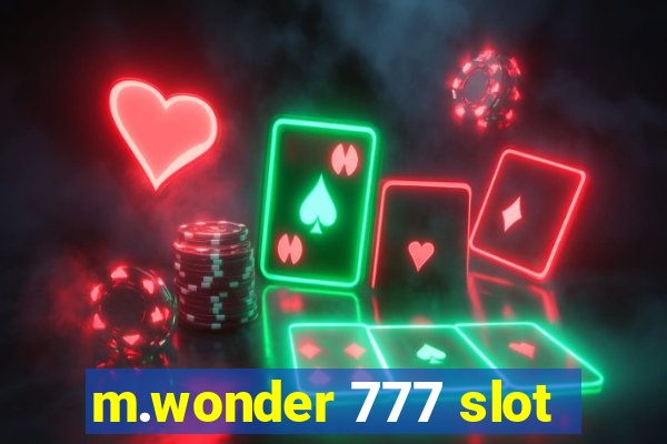 m.wonder 777 slot