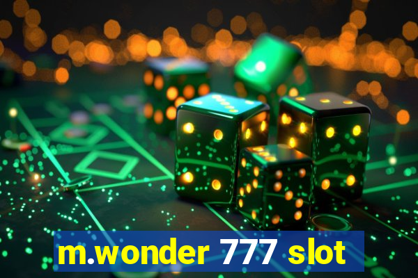 m.wonder 777 slot