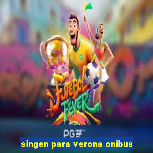 singen para verona onibus