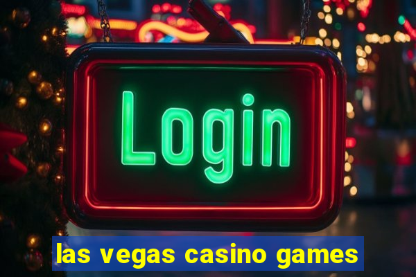 las vegas casino games