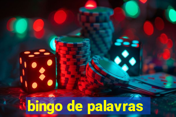 bingo de palavras