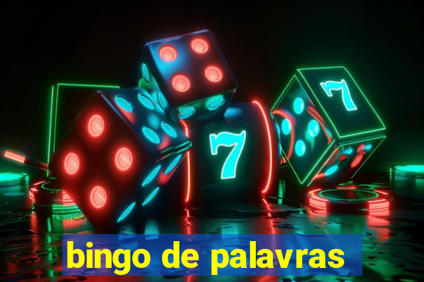 bingo de palavras